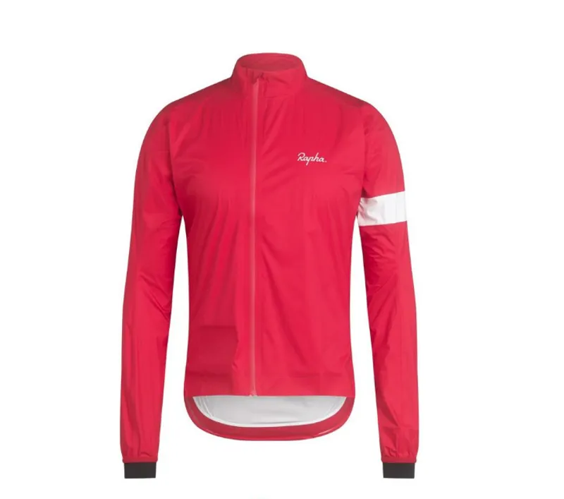 Rapha Core Rain Jacket II Dark Red/White
